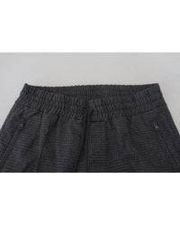 Dolce & Gabbana - Striped Wool Skinny Trouser Pants - Lyst