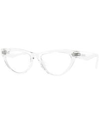 Versace - Eyeglasses Cat Eye Full Rim, Crystal Frame And Clear Demo Lenses Lens Ve3364U148 - Lyst