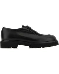 Max Mara - Leather Track Lace-Up Shoes - Lyst