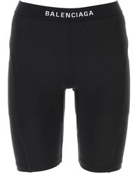 Balenciaga - Black Stretch Polyester Leggings - Lyst