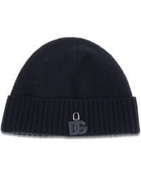 Dolce & Gabbana - Beanie Hat Wool Ovis Aries E Hairbands - Lyst