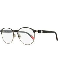 Moncler - Moncler Ml5192 Oval Metal Frame Eyeglasses - Lyst
