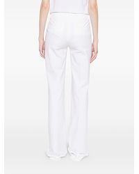 Via Masini 80 - Cotton Wide-Leg Trousers - Lyst