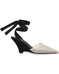 Jacquemus - Elegant Shoes With Heel And Decorative Ribbon - Lyst