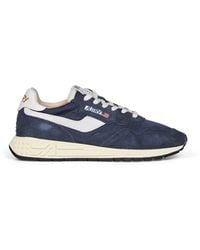 Autry - Space Nylon And Suede Reelwind Low Sneakers - Lyst