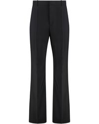 Bottega Veneta - Flared Wool Trousers - Lyst