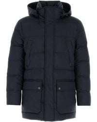 Canali - Polyester Down Jacket - Lyst