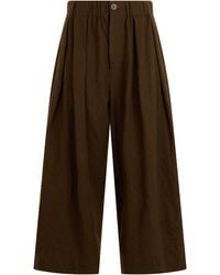 Uma Wang - Wide-Leg Trousers Wool Virgin - Lyst