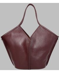 Hereu - Tote Bag Calella Distressed Leather Calf Hand - Lyst