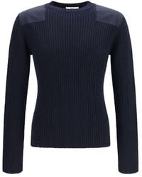 Fendi - Blue Wool Oves Aries Sweatshirt - Lyst
