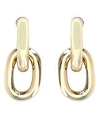 Rabanne - Gold Resin Earrings - Lyst