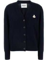 Isabel Marant - Midnight Cotton Blend Karina Cardigan - Lyst