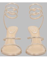 Rene Caovilla - Heeled Sandals Cleo Textile - Lyst