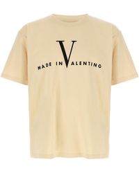Valentino Garavani - Logo-Print Cotton T-Shirt - Lyst