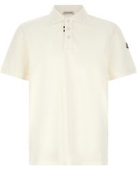 Moncler - Logo-Patch Cotton Piqué Polo Shirt - Lyst