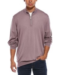 Brunello Cucinelli - Wool & Cashmere-Blend Knit 1/4-Zip - Lyst