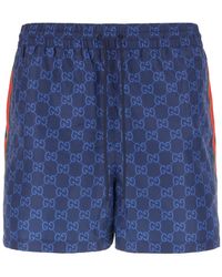 美品 GUCCI Psychedelic GG Nylon Shorts 44 Gucci GG Psychedelic Print Swim Shorts in Black for Men | Lyst
