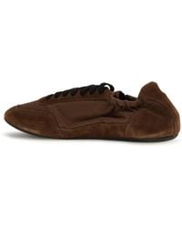 Prada - Collapse Sneakers Re-Nylon Suede Palissandro - Lyst