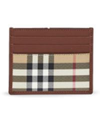 Burberry - Archive Check Credit Card Holder - Lyst