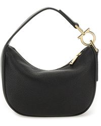 Ferragamo - Mini North South Leather Hobo Bag Shoulder - Lyst