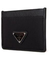 Prada - Card Holder Leather Bags Card-Holders - Lyst