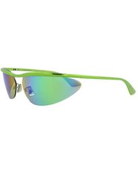 Bottega Veneta - Sunglasses Shield Semi Rim, Frame And Mirror Lens Bv1174S003 - Lyst