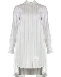 Thom Browne - Cotton Shirtdress - Lyst