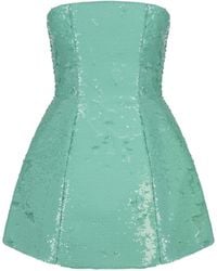 GIUSEPPE DI MORABITO - Aquamarine Sequin Mini Dress - Lyst