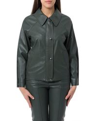 Max Mara - Buttoned Long-sleeved Jacket - Lyst
