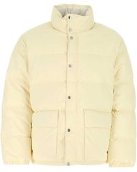 Jil Sander - Cream Polyester Down Jacket - Lyst