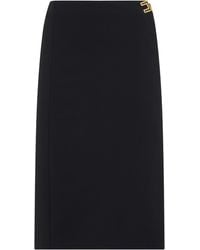 Elisabetta Franchi - Midi Skirt Polyester - Lyst