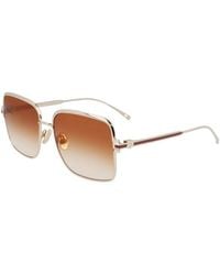 Ferragamo - Salvatore Sunglasses Square Full Rim, - Sand Gradient Frame And Honey Lens Sf317S704 - Lyst