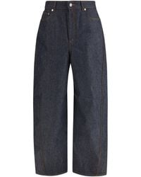 Givenchy - Raw Cocoon Pants Cotton Jean - Lyst