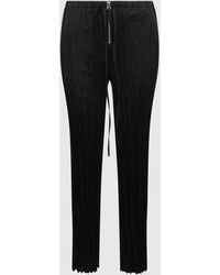 Helmut Lang - Trousers With Wrinkled Effect - Lyst