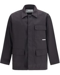 GR10K - Jacket With A Classic Collar Cotton; Polyester - Lyst