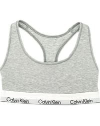 Calvin Klein - Icon Cotton Modal Unlined Bralette - Lyst