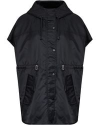 Weekend by Maxmara - Padded Origano Hooded Vest Polyamide Bomber Jackets - Lyst