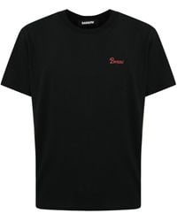 Barrow - Cotton T-Shirt With Cream Print - Lyst