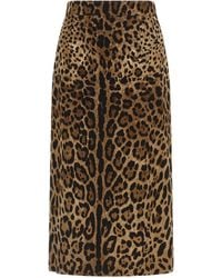 Dolce & Gabbana - Dolce & Gabbana 'Leo' Skirt - Lyst