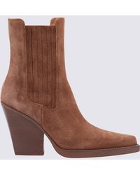 Paris Texas - Camel Suede Boots - Lyst