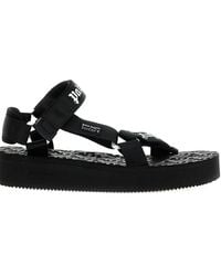 Palm Angels - X Suicoke Depa Logo-Printed Strap Sandals - Lyst