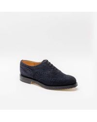 Church's - Fairfield 81 Castoro Suede Oxford Shoe (Fitting G) - Lyst
