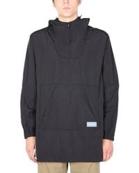 Helmut Lang - Nylon Windbreaker With Hood Jacket - Lyst