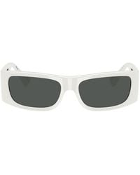 Versace - Sunglasses Rectangle Full Rim, Frame And Dark Lens Ve4482314-87 - Lyst