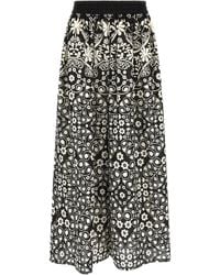 Weekend by Maxmara - Cotton Flared Pants - Lyst