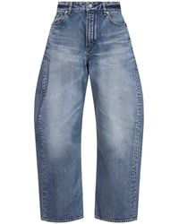 Alaïa - Faded Denim Rodeo Jeans - Lyst