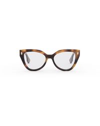 Fendi - Cat-eye Frame Glasses - Lyst