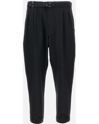 and wander - Pe Melange Twill Wide Pants - Lyst