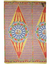 Dolce & Gabbana - Silk Carretto Print Stole Scarf - Lyst