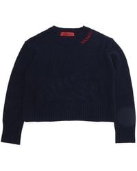 MAX&Co. - Sweater Crew-Neck Wool Tops - Lyst